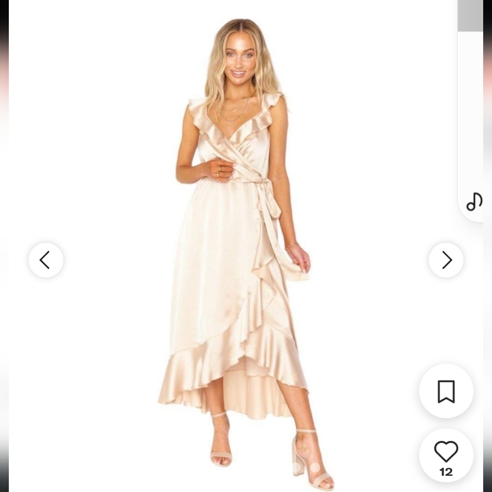 Show Me Your Mumu Womens Cream Dress